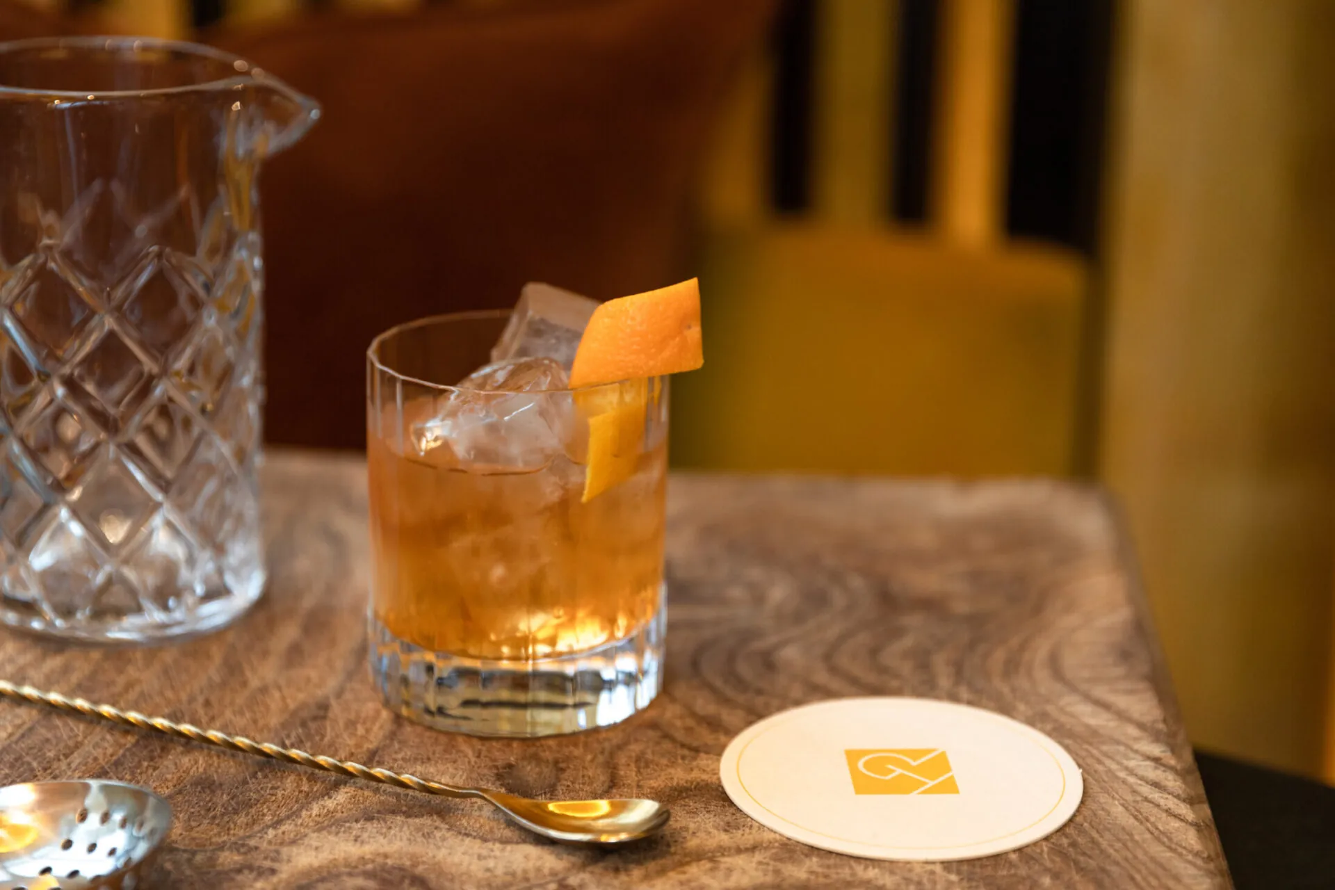 Cocktail in The Glasshouse Bar