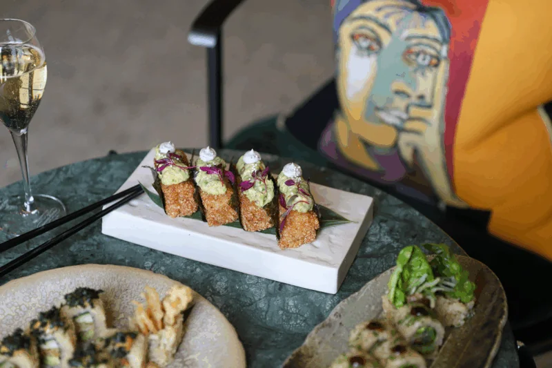 Sushi in the Lounges